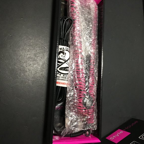 Style House pink and black Zebra Professional Styling Iron.   NIB - Picture 13 of 14